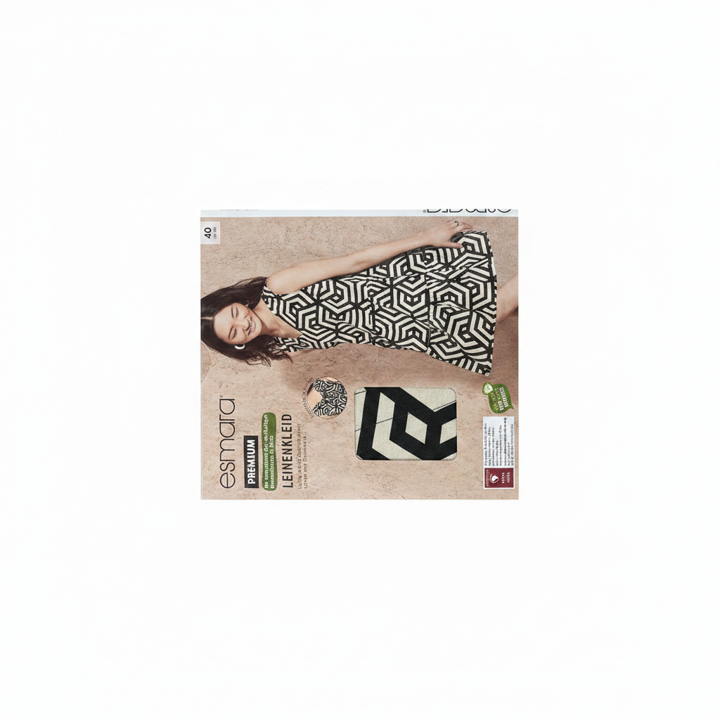 Esmara Women's Geometric Print Linen Dress