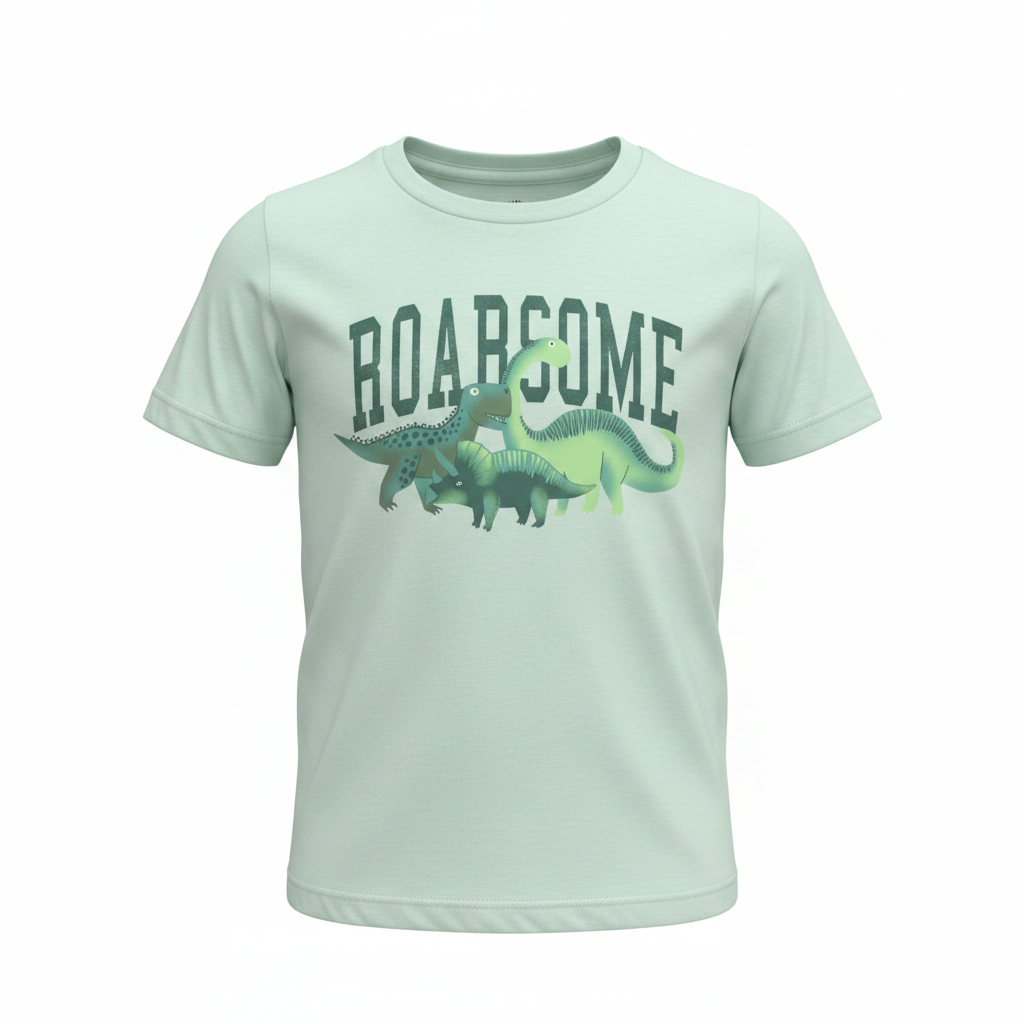 TARGET KIDS Kids Mint Green Roarsome Dinosaur Graphic T-Shir