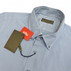 Abdullah Kığlı Men's Exclusive Cut Light Blue Dress Shirt
