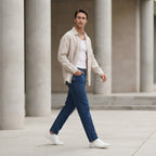 Levi's Deep Indigo Blue Levi's 501 Straight Leg Button Fly J