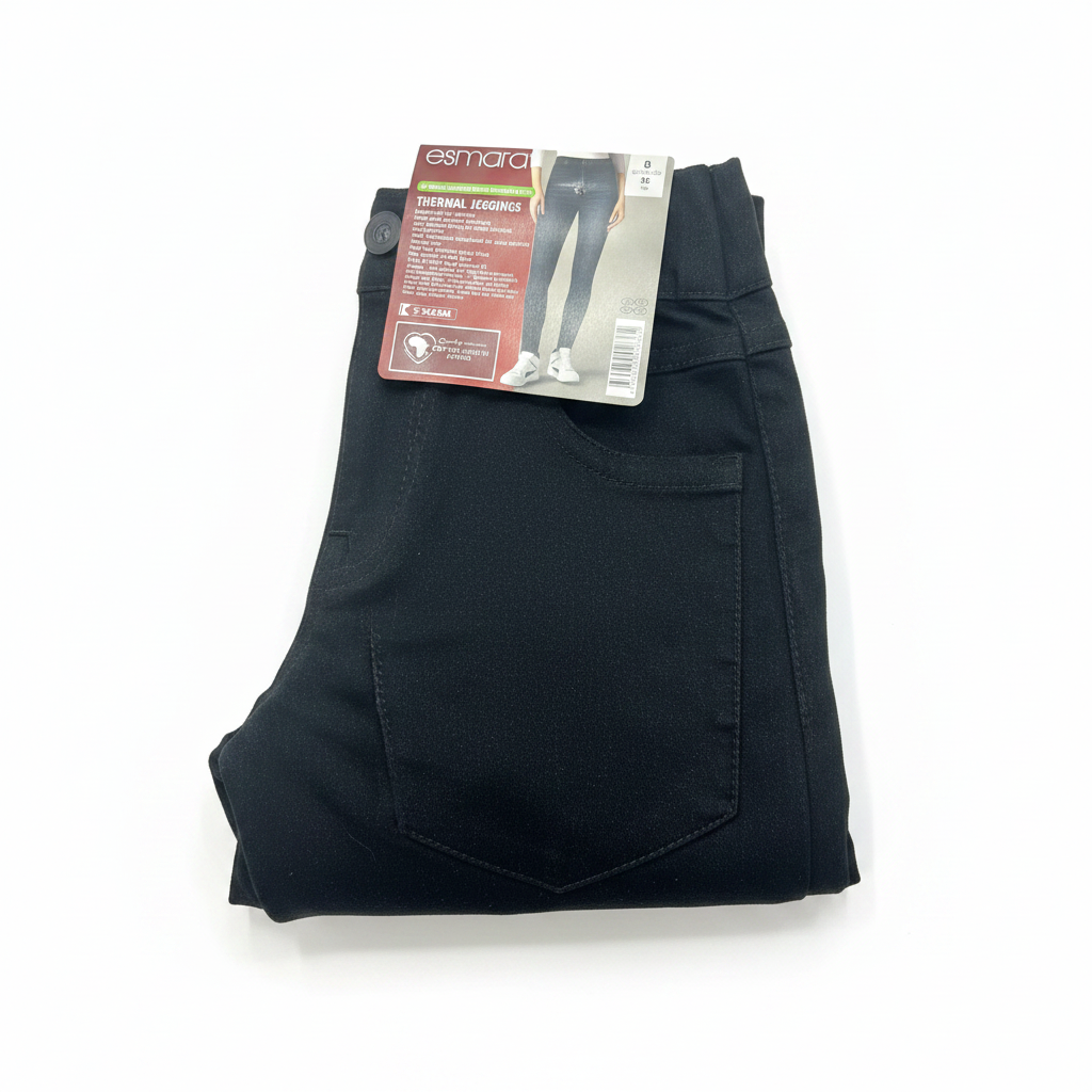 Esmara Women's Black Slim Fit Cotton Trousers NWT