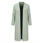 On Line Women's Mint Green Long-Sleeved Crinkled Maxi Robe