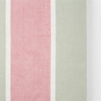 anko Striped Cotton Rich Single Quilt Cover Set - Green & gr