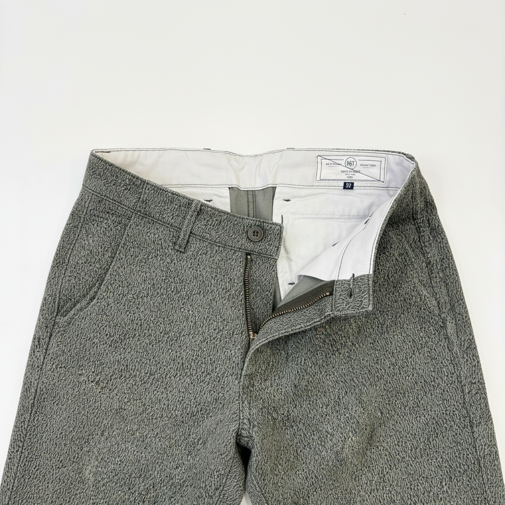 Rogue Territory Men's Textured Olive Slim Fit Chino Pants