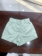 esmara Mint Green High-Waisted Elasticated Waist Denim Short