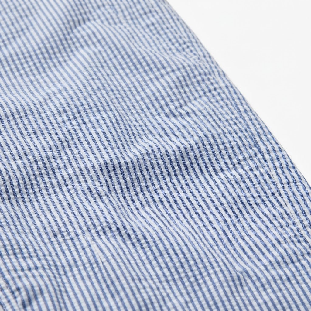 LIVERGY Men's Blue and blue Striped Tailored Shorts