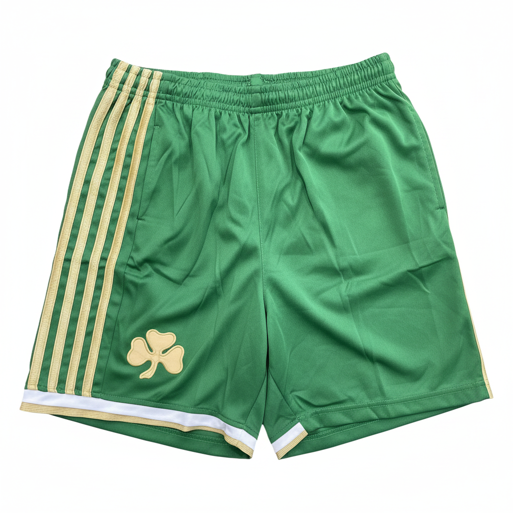 Kids Green Panathinaikos Style Football Kit Jersey & Shorts