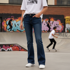 Max Teen Dark Wash Bootcut Denim Jeans