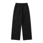 Women's Black High-Waist Sailor Wide-Leg Trousers