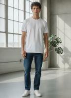 Calvin Klein White Crew Neck Cotton Jersey T-Shirt Regular F