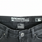 Bad Boy Kids Distressed Dropped Crotch Denim Shorts Black