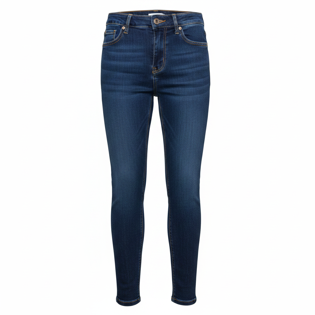 next Kids' Dark Blue Skinny Stretch Denim Jeans