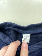 SHEIN Navy Blue Kids Brooklyn USA Graphic Crewneck Sweatshir