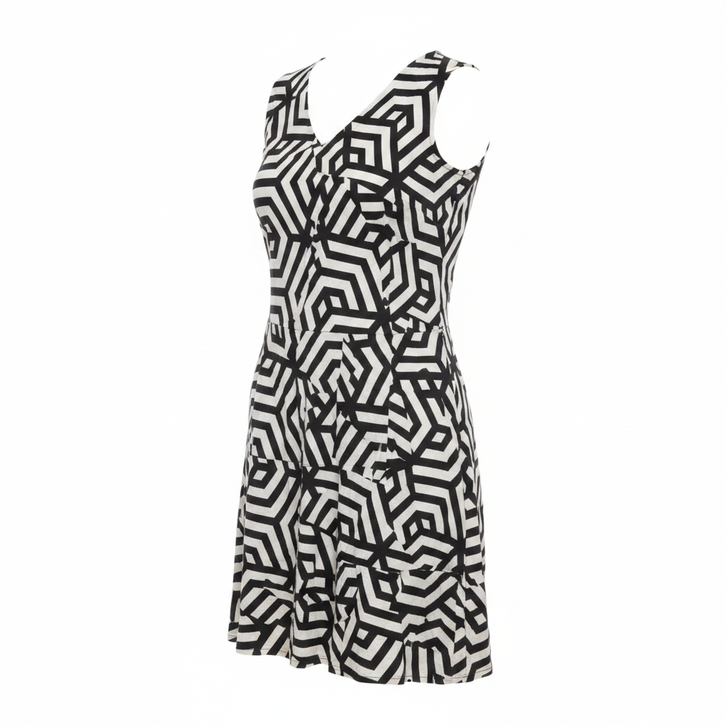 Esmara Women's Geometric Print Linen Dress