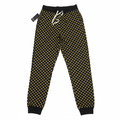 Livergy Men's Black Lidl Logo Print Cotton Joggers