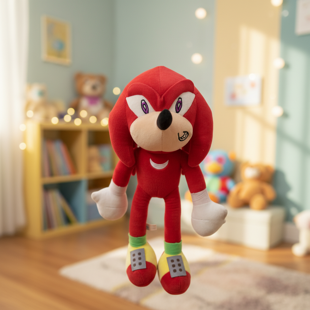 Sega Sonic the Hedgehog Knuckles Plush Stuffed Toy