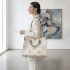 LV, LOUIS VUITTON PARIS made in France Off-White Monogram Gr