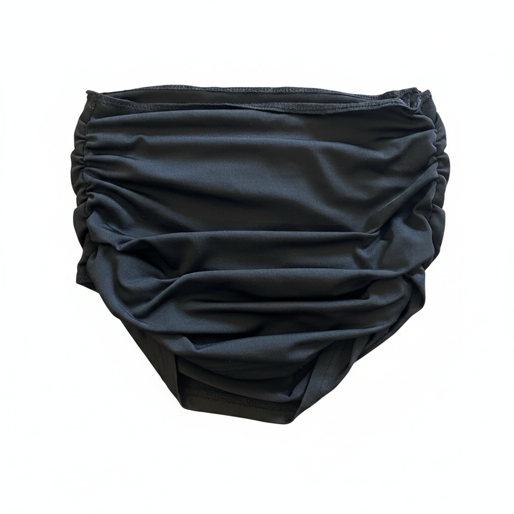 Black Off-The-Shoulder Ruched Long Sleeve Crop Top