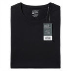 LIVERGY Men's Classic Black Cotton Tank Top Undershirt