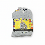 Friends Men's Grey How You Doin' Graphic Cotton Hoodie