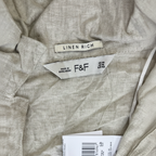 F&F Women's Beige Linen Rich Utility Romper Playsuit - New