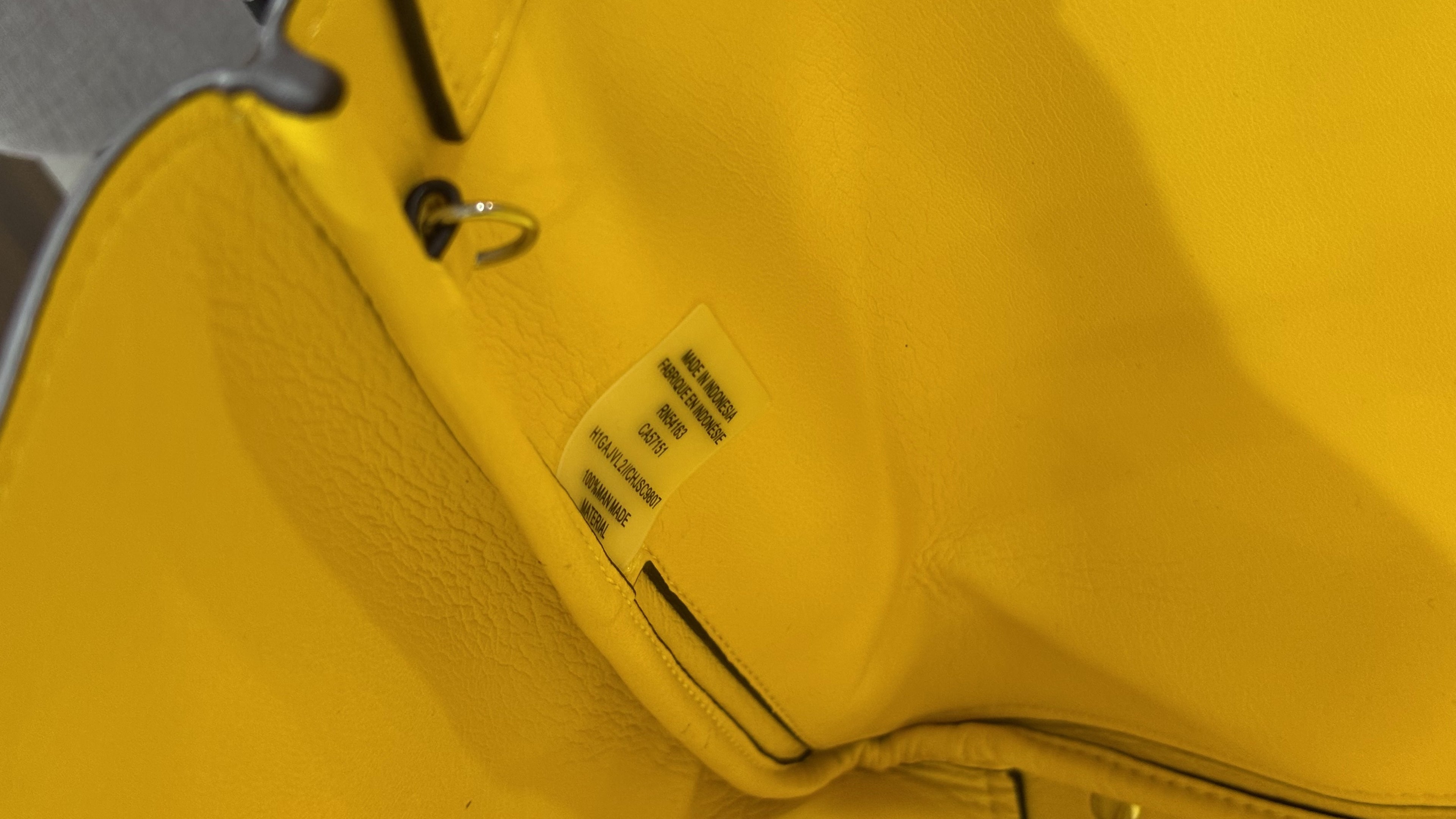 Calvin Klein Calvin Klein White Grained Monogram Tote
