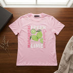 DECJUBA DECJUBA Bubblegum Pink Fresh Margaritas Graphic T-Sh