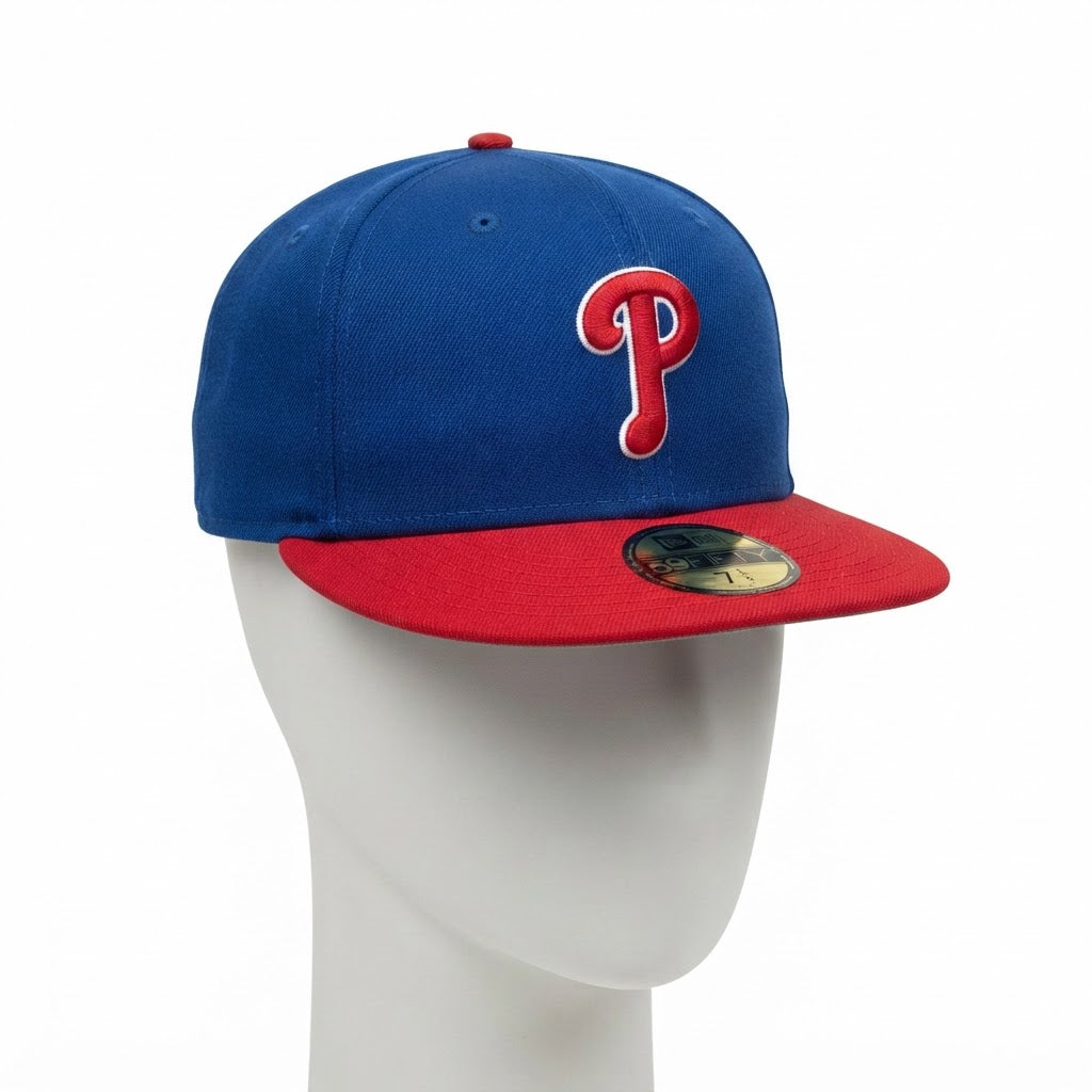 New Era Blue & blue Philadelphia Phillies 59FIFTY Fitted Cap
