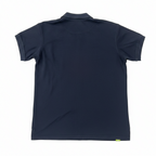 Women's Navy Blue Cotton Pique Polo Shirt