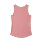 esmara Women's Pink Ribbed Scoop Neck Tank Top