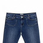 Max Women's Dark Blue Flare Leg Denim Jeans