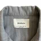 Stradivarius Women's Grey Pinstripe Tailored Office Blazer