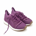 Puma Purple Mesh Low-Top Athletic Sneakers