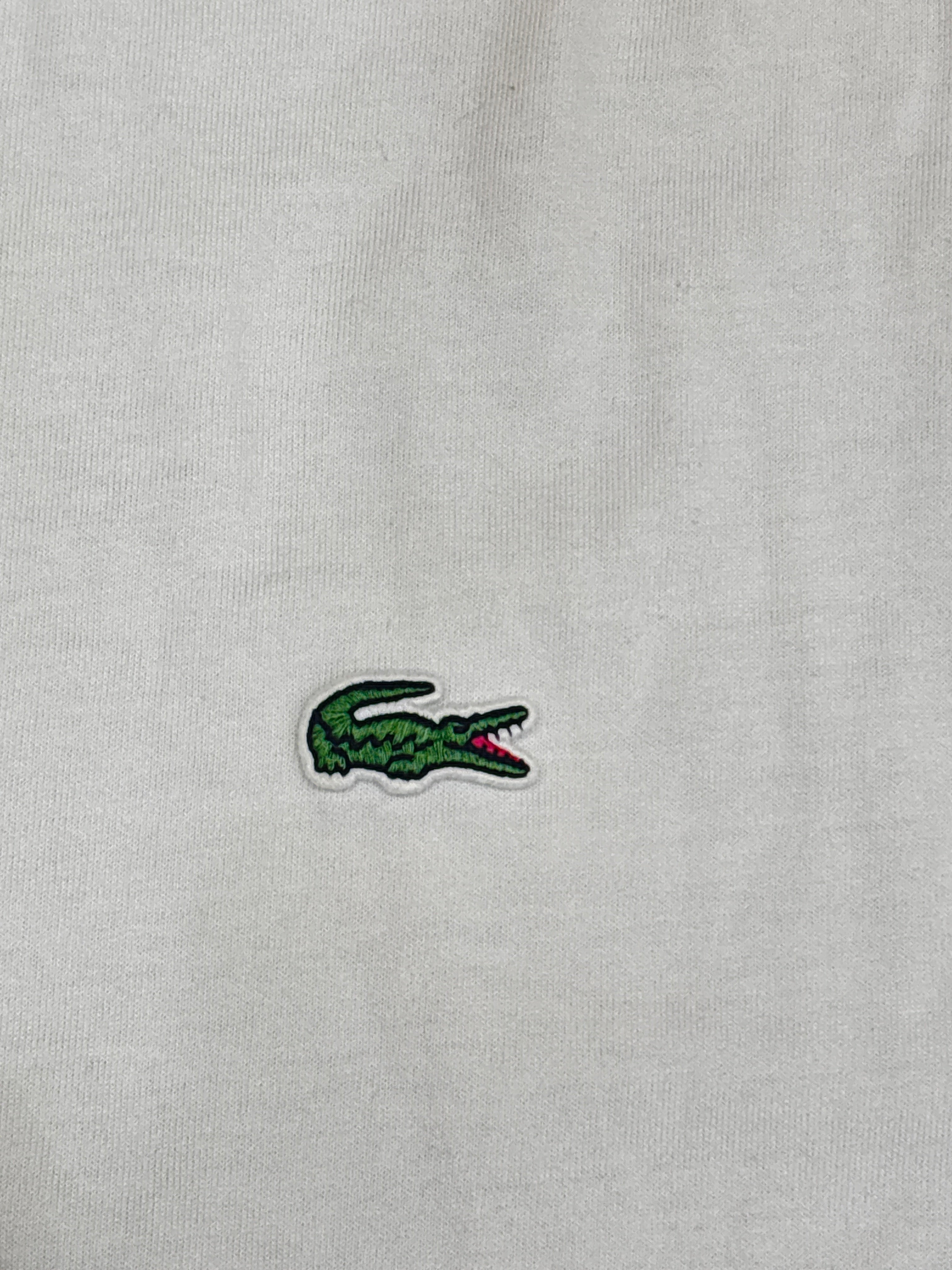 Lacoste Men's White Regular Fit Logo T-Shirt - 3XL