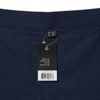 Women's Navy navy Pleated High-Waist Summer Shorts
