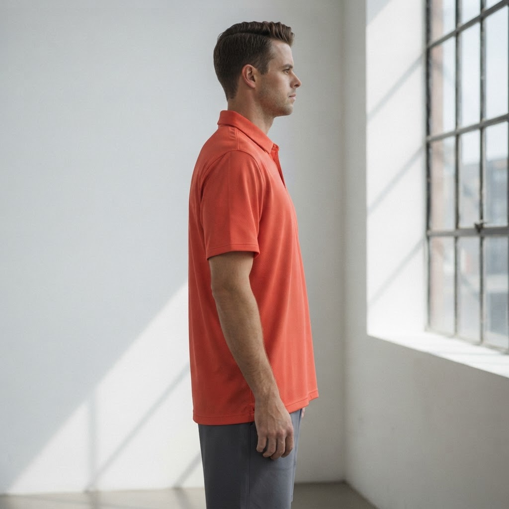 Under Armour Orange-Red Performance Polo Shirt Short Sleeve