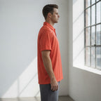 Under Armour Orange-Red Performance Polo Shirt Short Sleeve