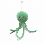 Green Plush Octopus Stuffed Toy for Kids