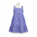 Anko Kids Purple Abstract Print Tiered Summer Dress Size 12
