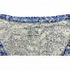 Esmara Women's Blue & White Floral Long Sleeve Top