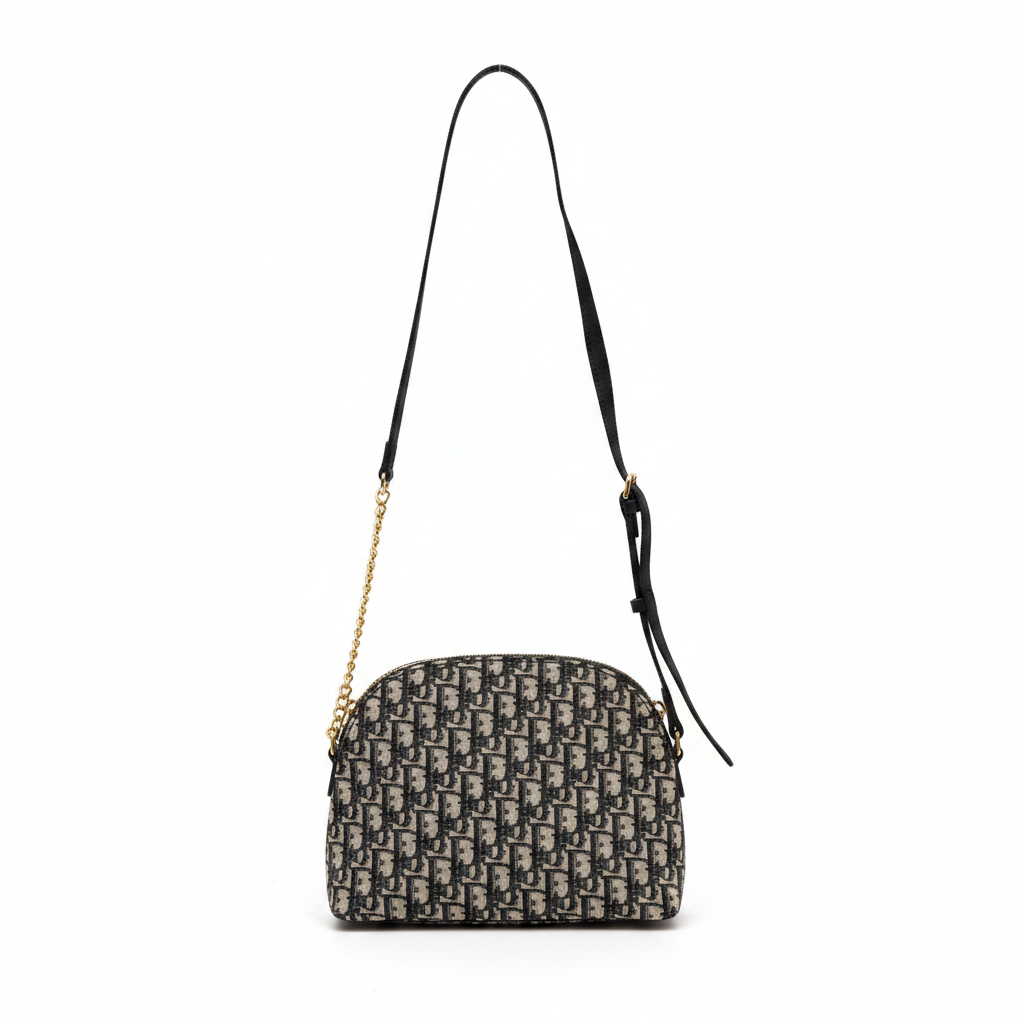 Chrisbella Women's Monogram Crossbody Bag - Gold Hardware