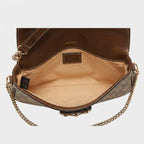 Gucci Gucci Horsebit 1955 Small GG Supreme & Leather Bag