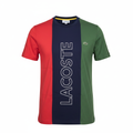 LACOSTE Men's Color-Block Logo Print Cotton T-Shirt