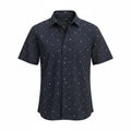 Lucid Apparel Boys Navy Polka Dot Short Sleeve Shirt