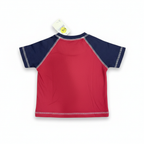 dymples. Kids Red and Navy Racing Graphic Raglan T-Shirt