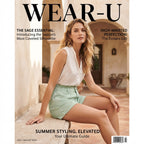 esmara Mint Green High-Waisted Elasticated Waist Denim Short