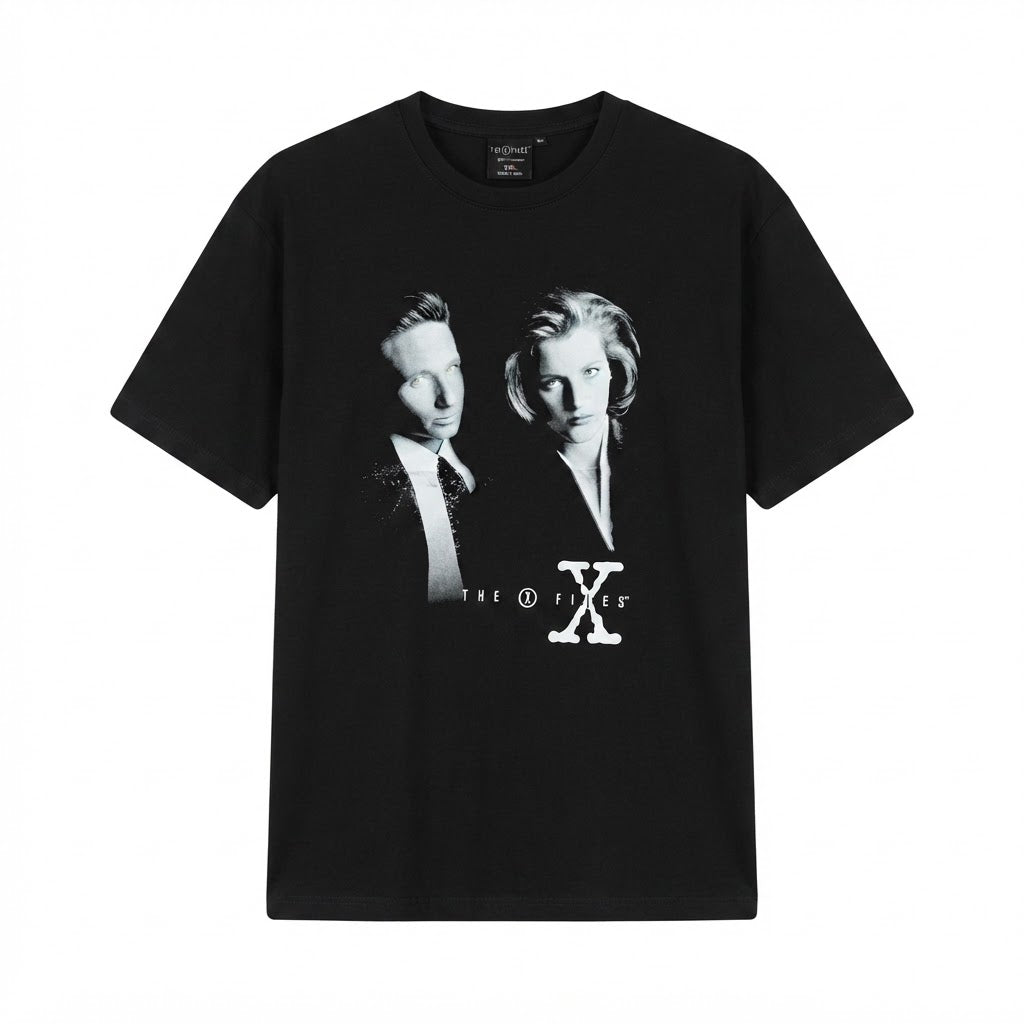 The X-Files Black The X-Files Graphic Print Unisex Relaxed T
