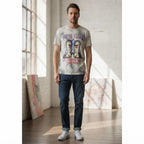 Pink Floyd Grey Tie-Dye Graphic Band T-Shirt with 1994 Tour