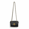 Vintage Style Floral Monogram Crossbody Bag with Chain