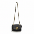Vintage Style Floral Monogram Crossbody Bag with Chain